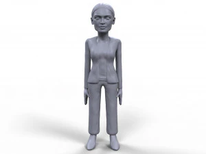 miniatura stampabile in 3D stilizzata di alta qualit&agrave; aoc Modello di stampa 3D