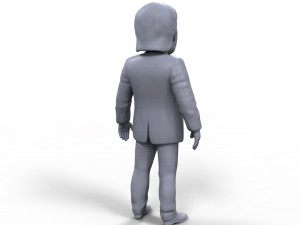 donald trump stylized high quality 3d printable miniature 3Dプリントモデル
