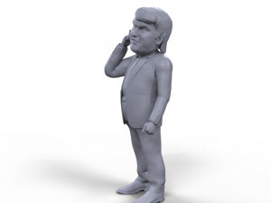 donald trump stylized high quality 3d printable miniature 3Dプリントモデル