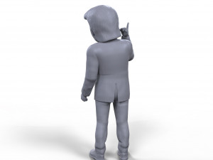 donald trump stylized high quality 3d printable miniature 3Dプリントモデル