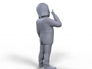 donald trump stylized high quality 3d printable miniature 3Dプリントモデル