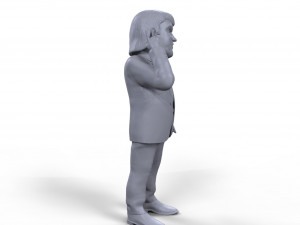 donald trump stylized high quality 3d printable miniature 3Dプリントモデル
