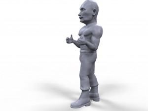 vladimir putin stylized high quality 3d printable miniature Modelo de impresión 3D