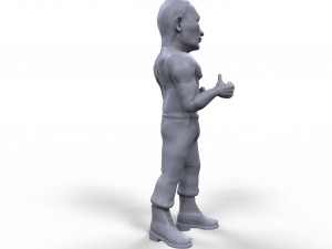 vladimir putin stylized high quality 3d printable miniature Modelo de impresión 3D