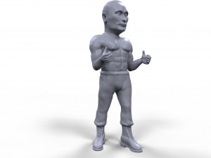 vladimir putin stylized high quality 3d printable miniature Modelo de impresión 3D