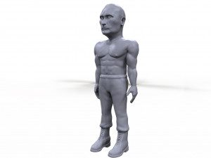 vladimir putin stylized high quality 3d printable miniature Modelo de impresión 3D