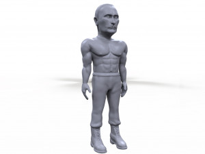 vladimir putin stylized high quality 3d printable miniature Modelo de impresión 3D