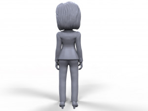 hillary clinton stylized high quality 3d printable miniature 3D 打印模型
