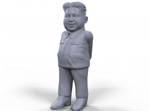 kim yong un stylized high quality 3d printable miniature 3D Print Model