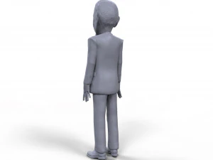 barack obama stylized high quality 3d printable miniature 3D Print Model