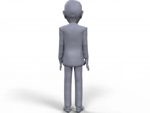 barack obama stylized high quality 3d printable miniature 3D Print Model