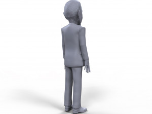 barack obama stylized high quality 3d printable miniature Modelo de Impressão 3D
