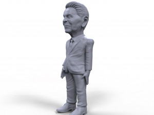 ronald reagan stylized high quality 3d printable miniature Modelo de Impressão 3D