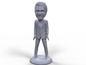 bill clinton stylized high quality 3d printable miniature 3D 打印模型