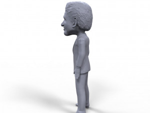bill clinton stylized high quality 3d printable miniature 3D 打印模型