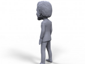 bill clinton stylized high quality 3d printable miniature 3D 打印模型