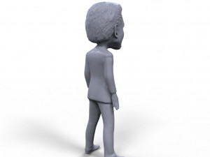 bill clinton stylized high quality 3d printable miniature 3D 打印模型