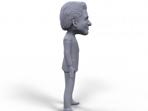bill clinton stylized high quality 3d printable miniature 3D 打印模型
