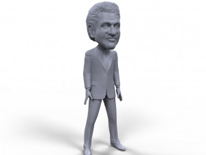 bill clinton stylized high quality 3d printable miniature 3D 打印模型