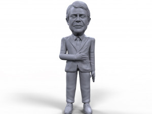 jimmy carter stylized high quality 3d printable miniature Modelo de impresión 3D