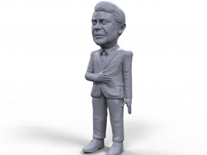jimmy carter stylized high quality 3d printable miniature Modelo de impresión 3D