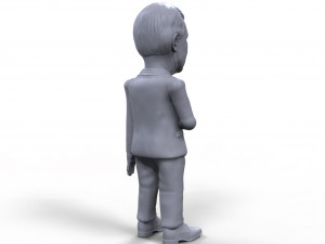 jimmy carter stylized high quality 3d printable miniature Modelo de impresión 3D
