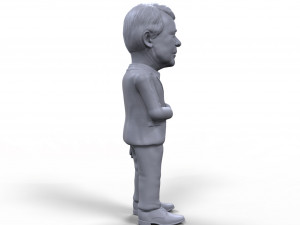jimmy carter stylized high quality 3d printable miniature Modelo de impresión 3D