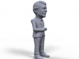 jimmy carter stylized high quality 3d printable miniature Modelo de impresión 3D