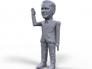 joe biden stylized high quality 3d printable miniature 3D 打印模型