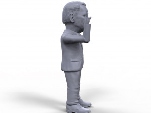 joe biden stylized high quality 3d printable miniature 3D 打印模型