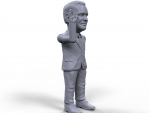 joe biden stylized high quality 3d printable miniature 3D 打印模型