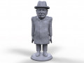 winston churchill stylized high quality 3d printable miniature 3D 프린트 모델