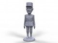 charles de gaulle stylized high quality 3d printable miniature 3D 프린트 모델