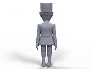 charles de gaulle stylized high quality 3d printable miniature 3D Baskı Modeli