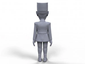 charles de gaulle stylized high quality 3d printable miniature 3D Print Model
