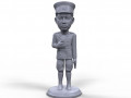 emperor hirohito stylized high quality 3d printable miniature 3D 프린트 모델