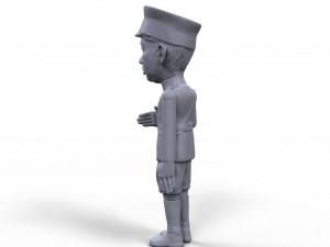 emperor hirohito stylized high quality 3d printable miniature 3D Принт Модель