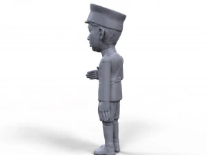 emperor hirohito stylized high quality 3d printable miniature 3D Print Model