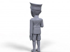 emperor hirohito stylized high quality 3d printable miniature 3D Принт Модель