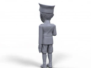emperor hirohito stylized high quality 3d printable miniature 3D Print Model