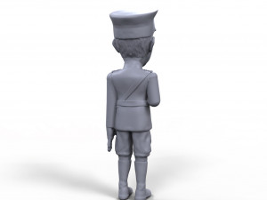 emperor hirohito stylized high quality 3d printable miniature 3D Принт Модель