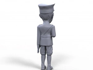 emperor hirohito stylized high quality 3d printable miniature 3D Print Model