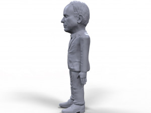 john mccain stylized high quality 3d printable miniature 3D Baskı Modeli