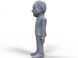 john mccain stylized high quality 3d printable miniature 3D Print Model