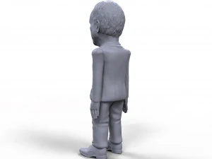 john mccain stylized high quality 3d printable miniature 3D Print Model