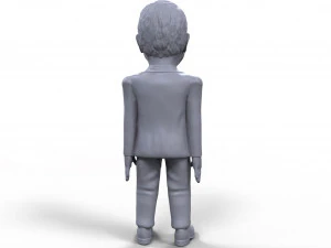 john mccain stylized high quality 3d printable miniature 3D Print Model