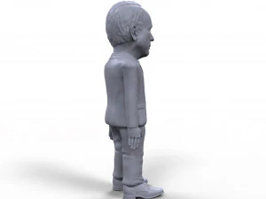 john mccain stylized high quality 3d printable miniature 3D Print Model
