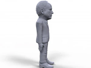 john mccain stylized high quality 3d printable miniature 3D Print Model