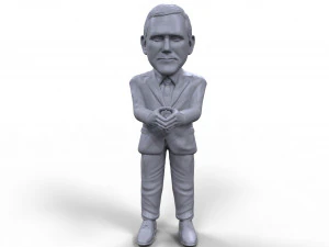 mike pence stylized high quality 3d printable miniature 3D Print Model