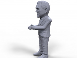 mike pence stylized high quality 3d printable miniature Model Cetak 3D
